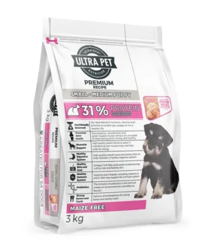 Ultra Dog Premium Small Medium Puppy 3KG