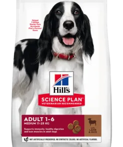 HILL'S SP Adult Medium Canine Adult Medium Lamb & Rice 604276 604277