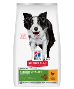 HILL'S SP Adult 7+ Senior Vitality Medium Dry Dog Food Chicken Canine Senior Vitality Medium 605272 605273