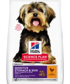 HILL'S SP Adult Sensitive Stomach & Skin Small & Mini Canine Sensitive Stomach & Skin Mini 604247 604322