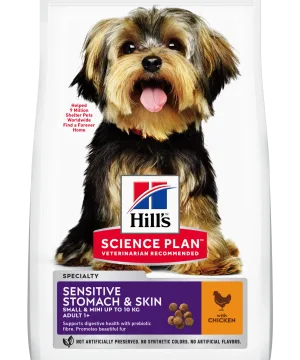 HILL'S SP Adult Sensitive Stomach & Skin Small & Mini Canine Sensitive Stomach & Skin Mini 604247 604322
