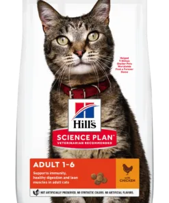 HILL'S SP Adult Dry Cat Food Chicken Flavour Feline Adult Chicken 604055 604057 604058 604060 604174 604063