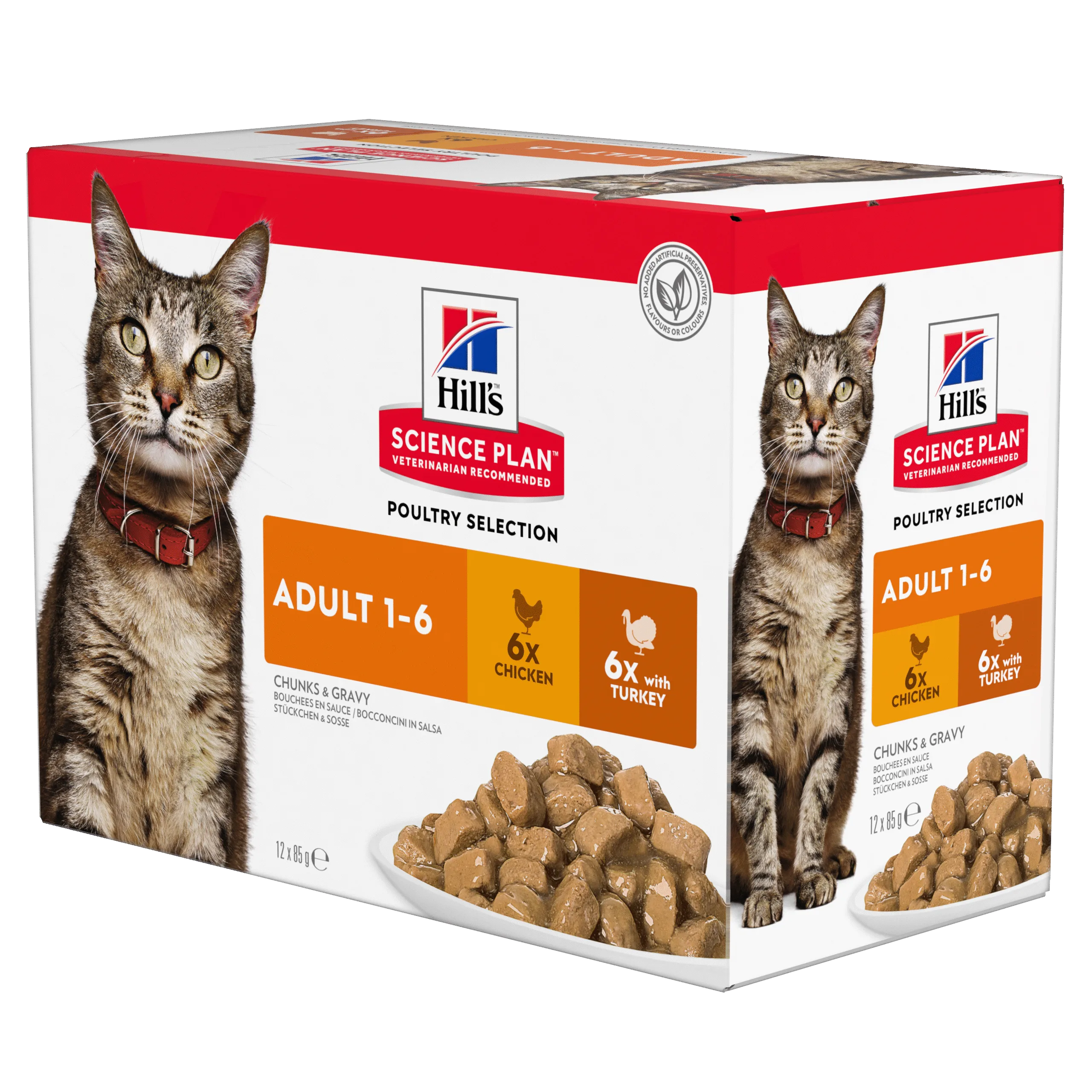 HILL'S SP Adult Wet Cat Food Multipack Feline Adult Chicken Multipack Pouch 604009 MP (1)