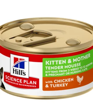 HILL'S SP Kitten & Mother Mousse Hill's sp Feline Kitten & Mother Chicken & Turkey Mousse 608072