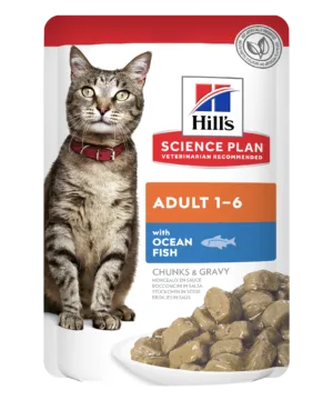 HILL'S SP Adult Wet Cat Food Ocean Fish pouch