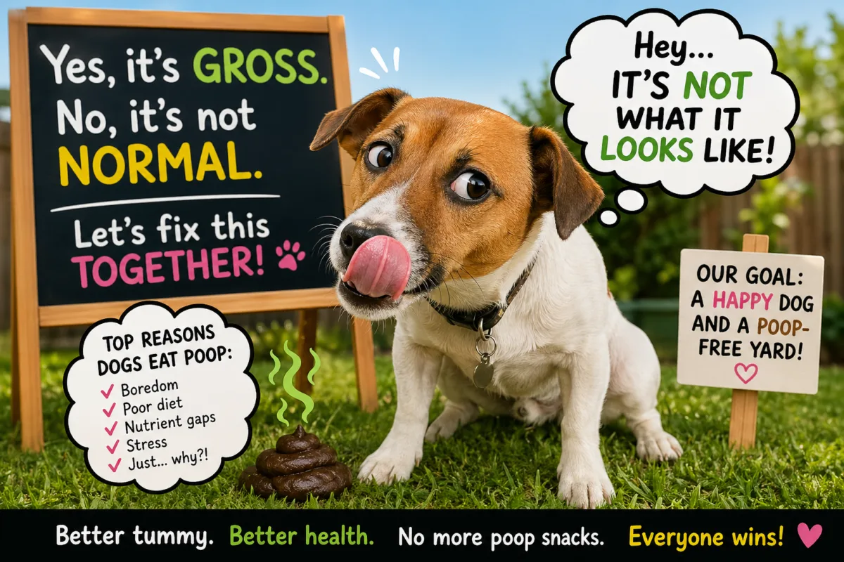 Dog Eating Poop