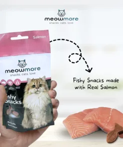Meow More Fishy Snacks for Cats 35g 1