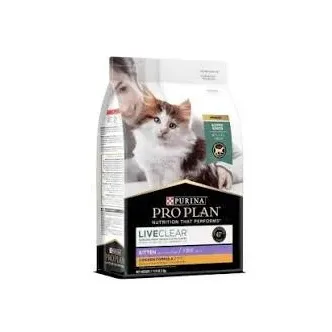 Pro Plan LiveClear Kitten 1.5kg allergen reducing chicken dry kitten food