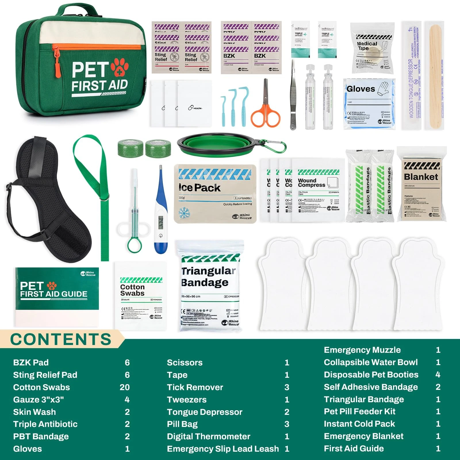 RHINO RESCUE Pet First Aid Kit2