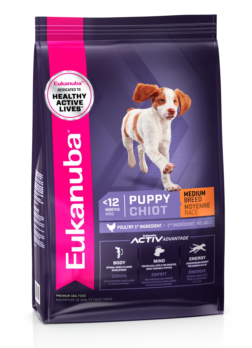 Eukanuba ActivAdvantage Medium Breed Puppy Chicken Dry Dog Food