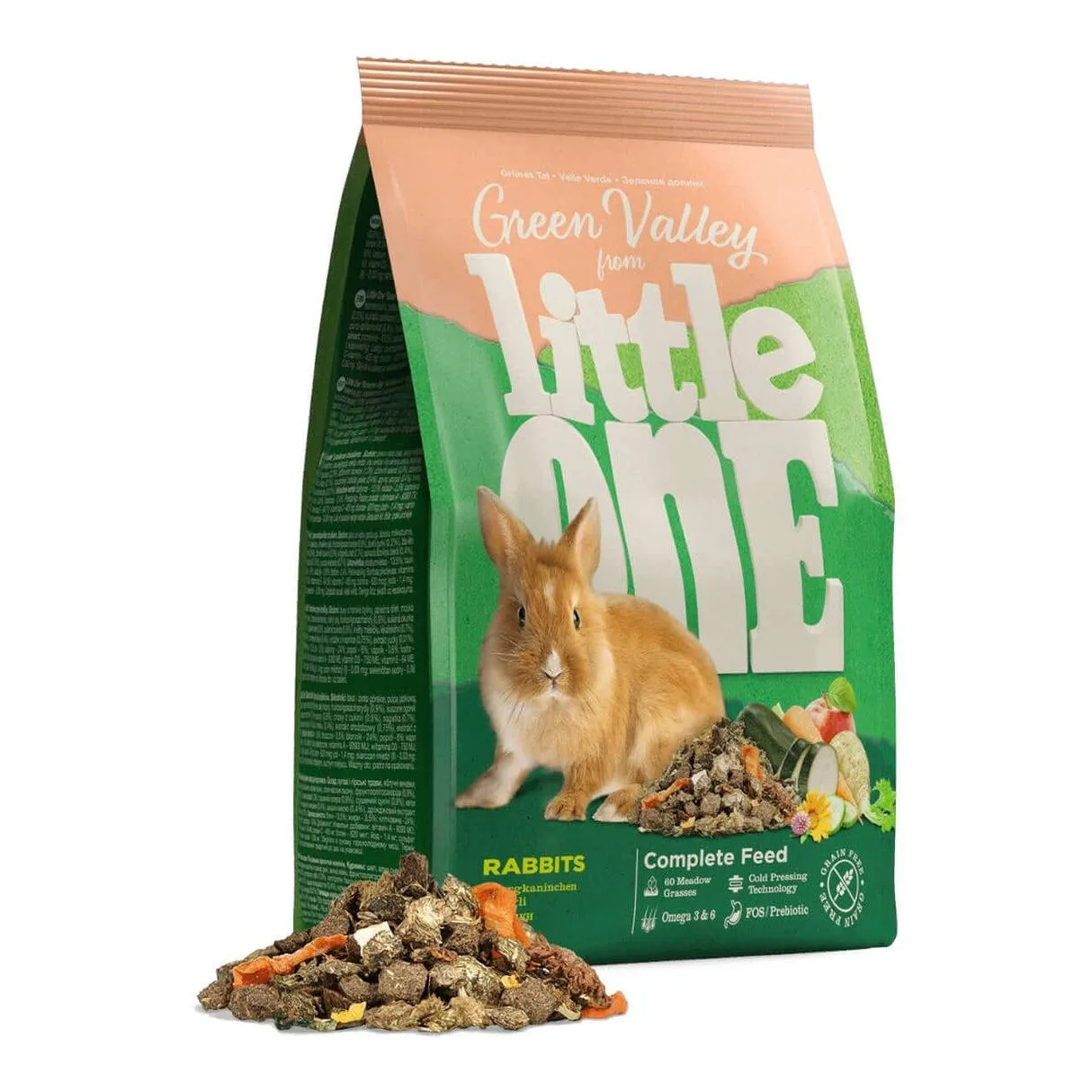 Little One GreenValley Fibrefood Rabbits 750g
