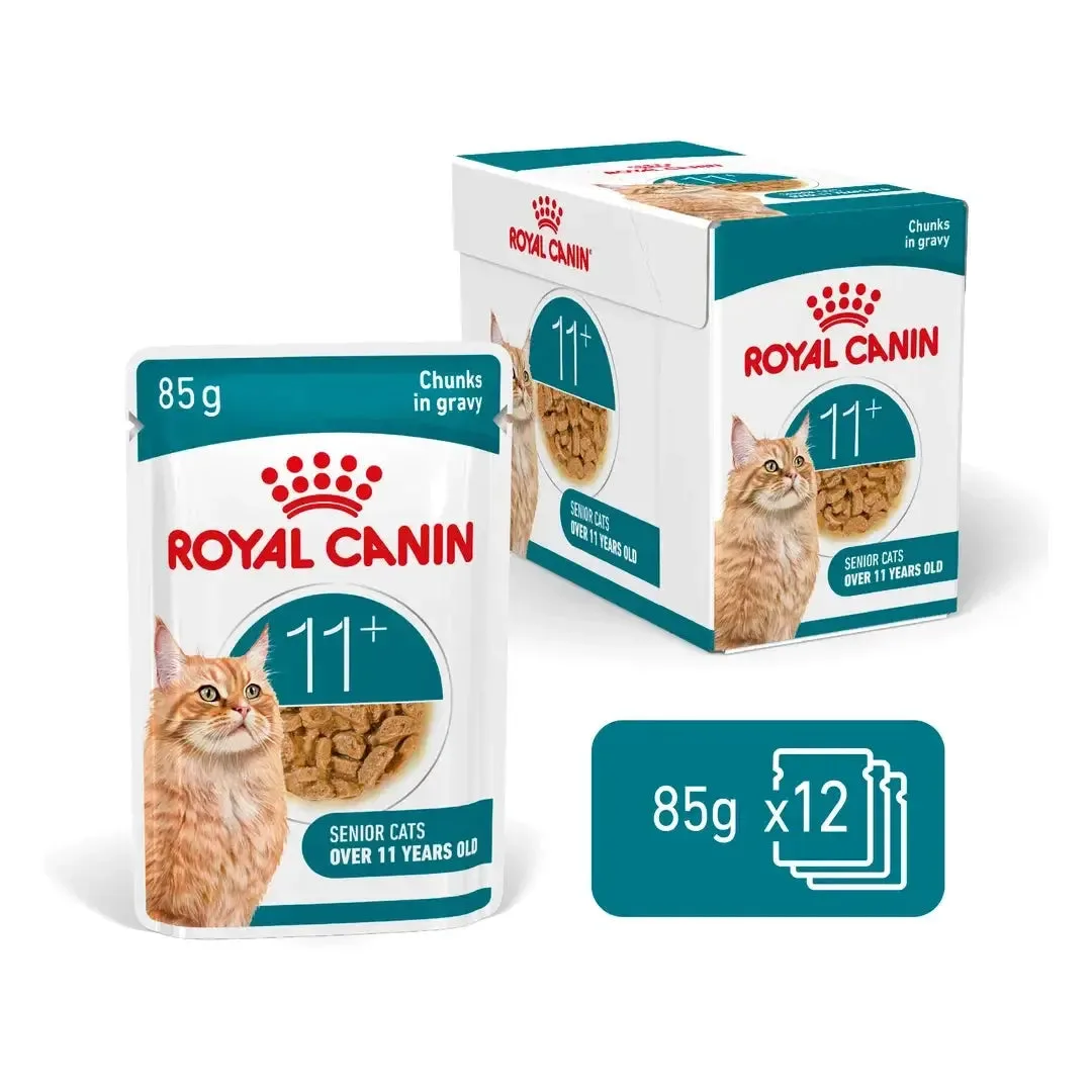 Royal Canin Ageing 11+ in Gravy Wet Cat Food 12 x 85 g