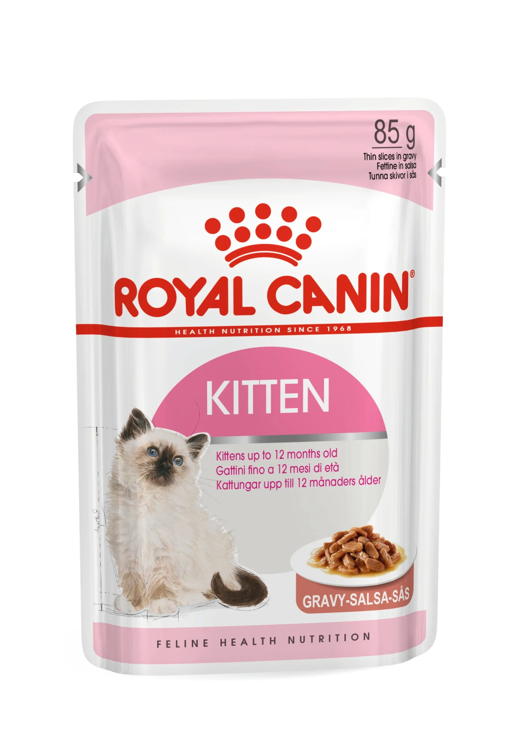Royal Canin Kitten Instinctive in Gravy Wet Cat Food 12 x 85 g